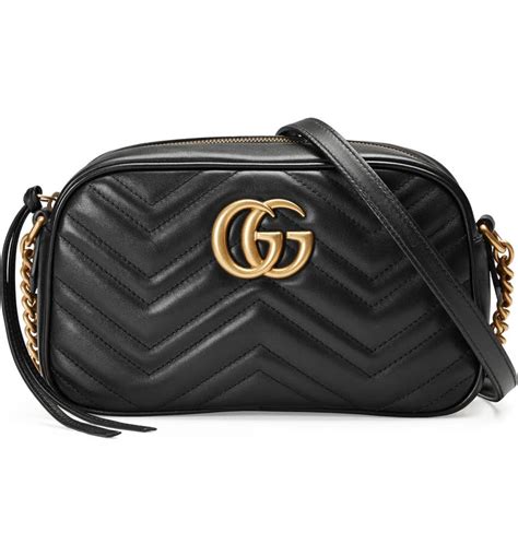 gucci logo-print grained-leather camera bag what fits|Gucci signature bag.